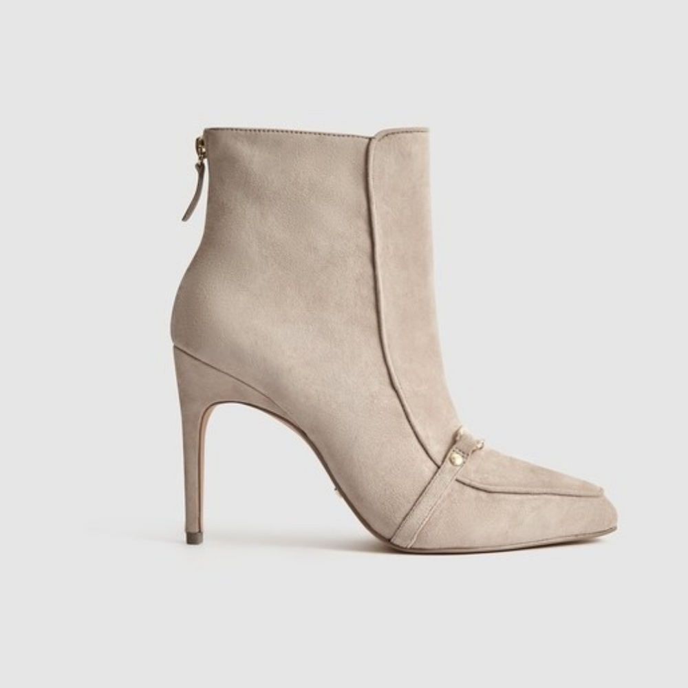 NWT REISS | Jett Suede Ankle Booties - Picture 6 of 6